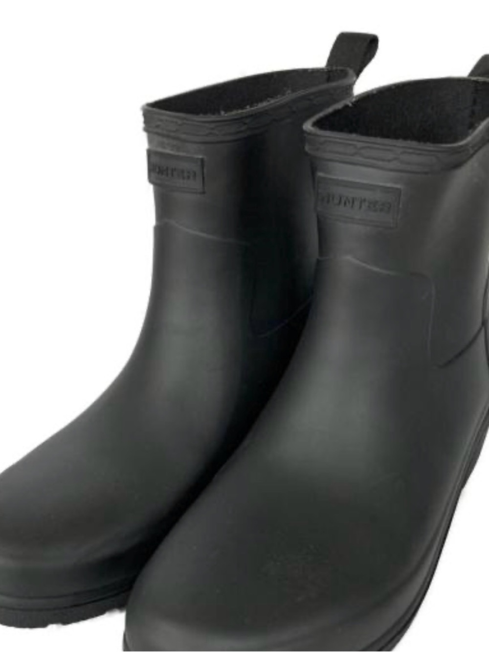 Hunter Short Black Rain Boots